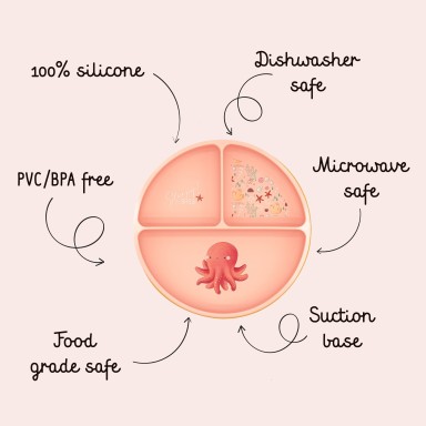 Silicon Suction Plate - Slurpy the Octopus