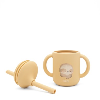 Silicone Straw Cup - Gnawy the Sloth