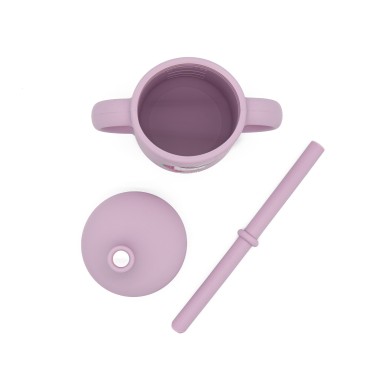 Tasse d'apprentissage en silicone - Sparkly la licorne
