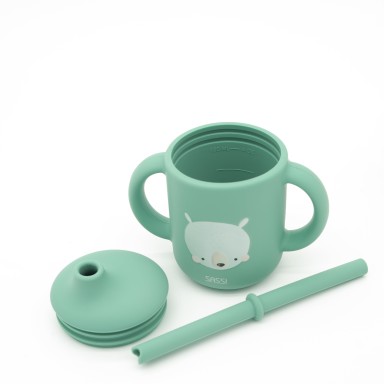 Silicone Straw Cup - Munchy the Bear