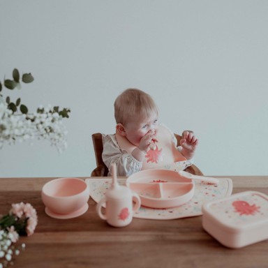 Boîte à goûter en silicone - Slurpy la pieuvre