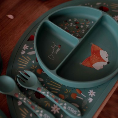 Couverts en silicone - Crunchy le renard