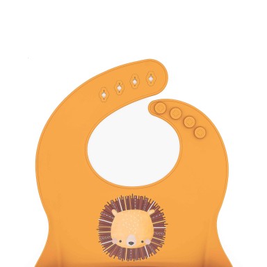 Silicone Bib - Chompy the Lion