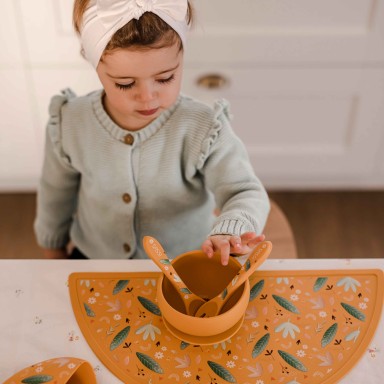 Dessous de plat en silicone - Chompy le lion