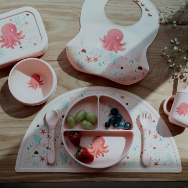 Dessous de plat en silicone - Slurpy la pieuvre