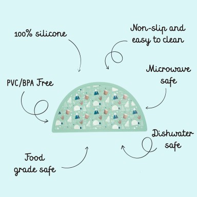 Dessous de plat en silicone - Munchy l’ours