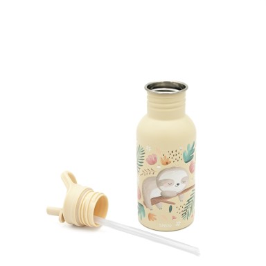 Borraccia in acciaio inox da 500 ml - Bradipo Gnawy