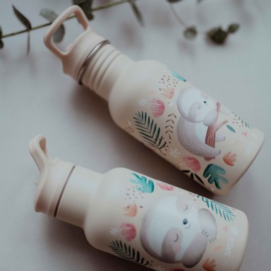 Borraccia in acciaio inox da 500 ml - Bradipo Gnawy