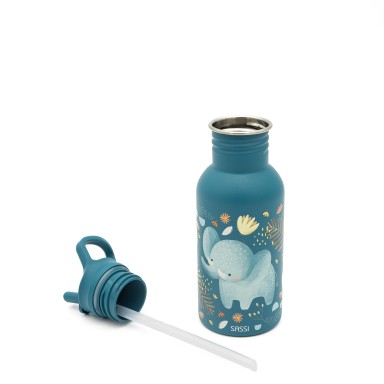 500 ml Stainless Steel Bottle - Chewy the Elephant