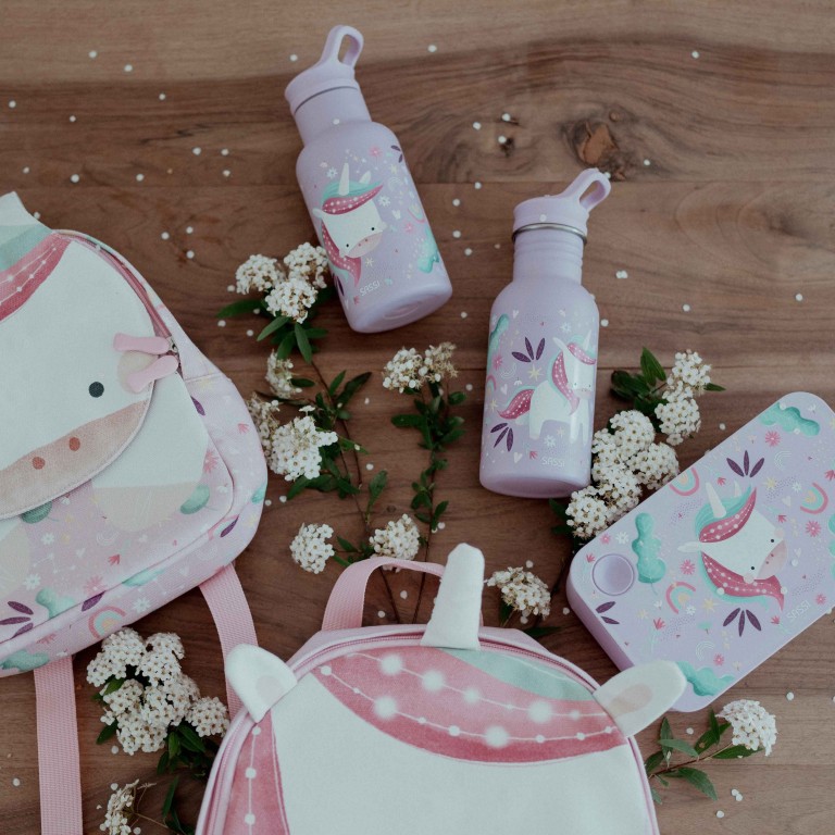 Gourde isotherme en inox 350 ml - Sparkly la licorne