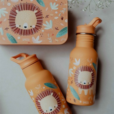 Gourde isotherme en inox 350 ml - Chompy le lion