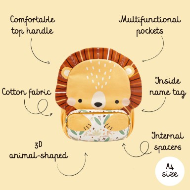 Zaino grande A4 - Leone Chompy