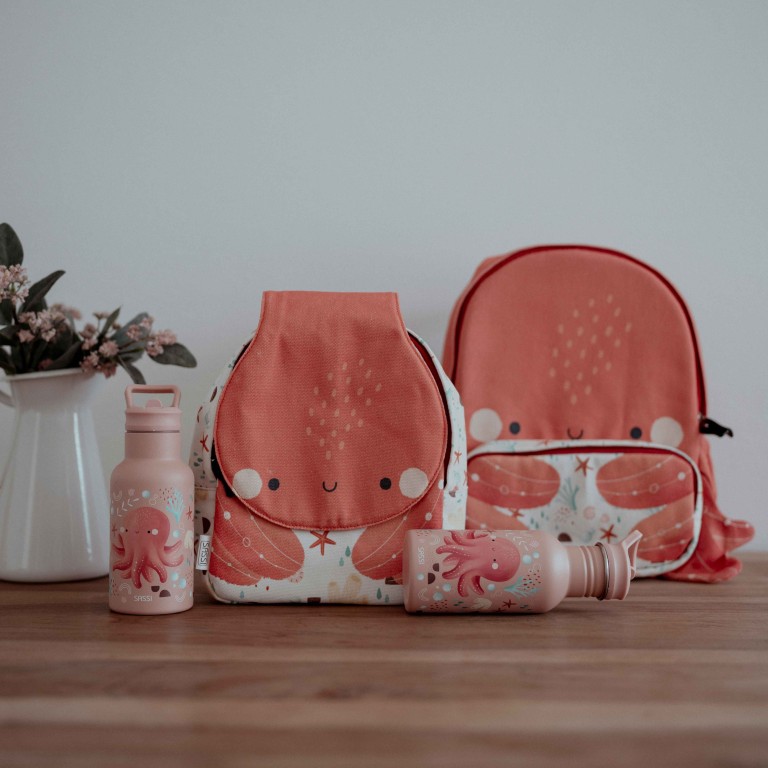 Grand sacs à dos A4 - Slurpy la pieuvre