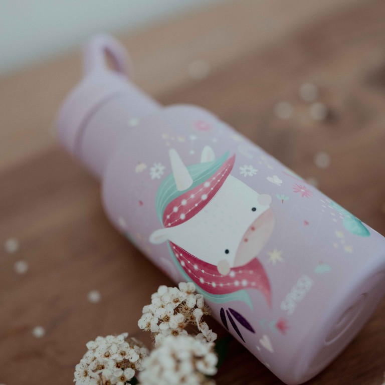 Gourde isotherme en inox 350 ml - Sparkly la licorne