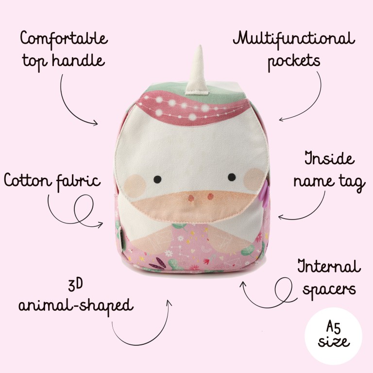 Zaino mini A5 - Unicorno Sparkly