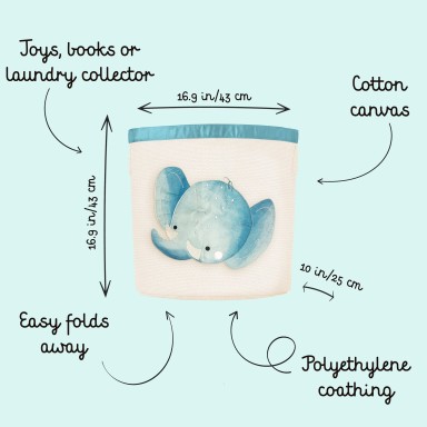 Storage Bin - Chewy the Elephant