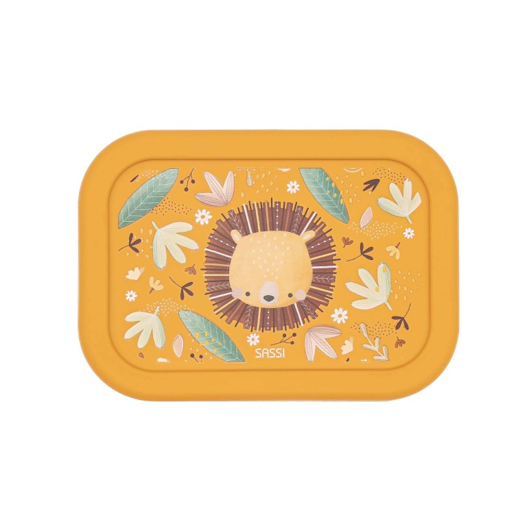 Boîte à goûter en silicone - Chompy le lion