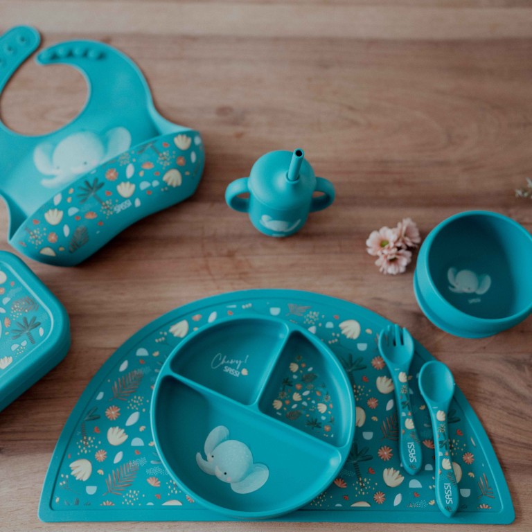 Silicone Bib - Chewy the Elephant