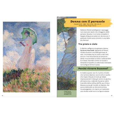 La valigetta dell’arte. Monet e gli impressionisti. Donna con il parasole (Outlet)