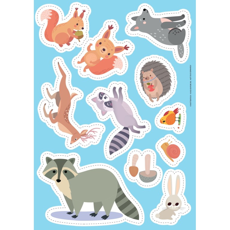 Carte da gioco. Le sette famiglie. Il bosco