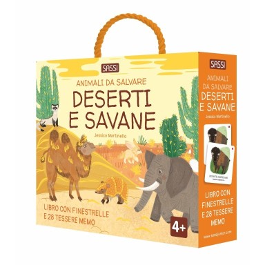 Memo. Animali da salvare. Deserti e savane (Outlet)