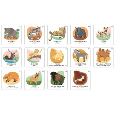 Memo. Animali da salvare. Deserti e savane (Outlet)