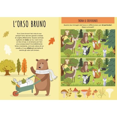 Stickers e attività. Il bosco