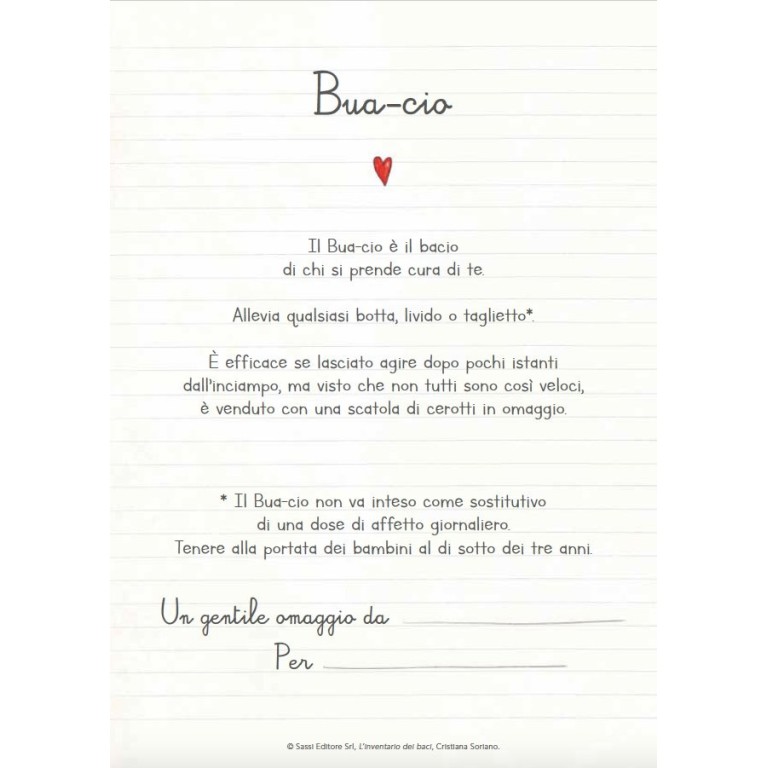 L'inventario dei baci