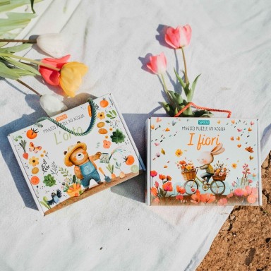 Magico puzzle ad acqua. L'orto