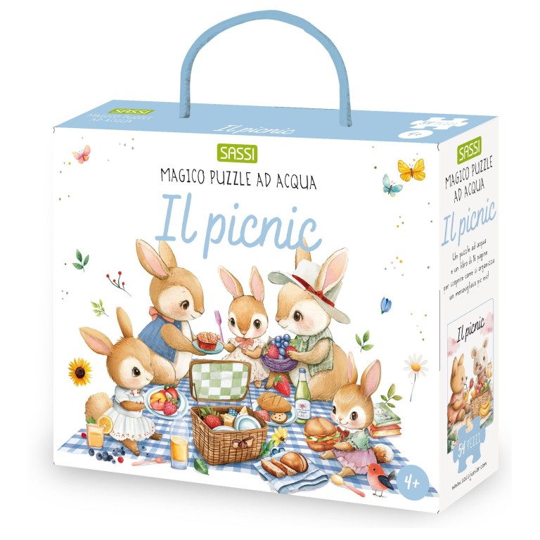 Magico puzzle ad acqua. Il picnic
