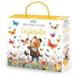 Magico puzzle ad acqua. Le farfalle
