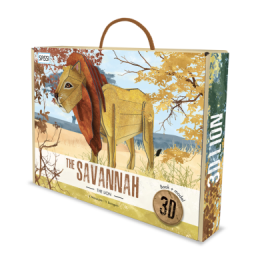 The 3D Lion. The Savannah