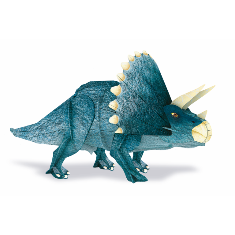 The Age of the Dinosaurs. 3D Triceratops