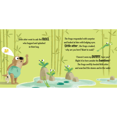 Little Otter Gives Up The Dummy