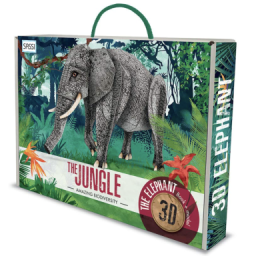 The 3D Elephant. The Jungle: Amazing Biodiversity