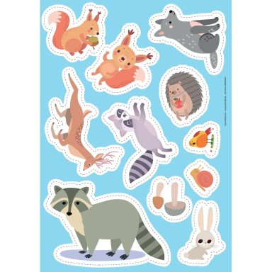 Card Games. Happy Families. The Forest