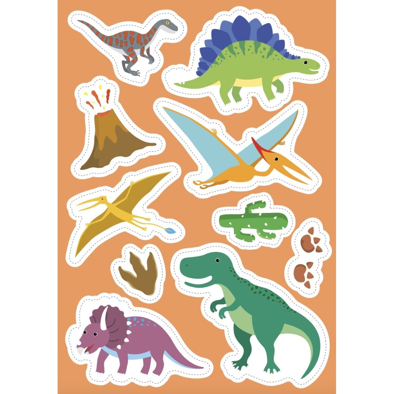 Stickers and Activities. Dinosaurs