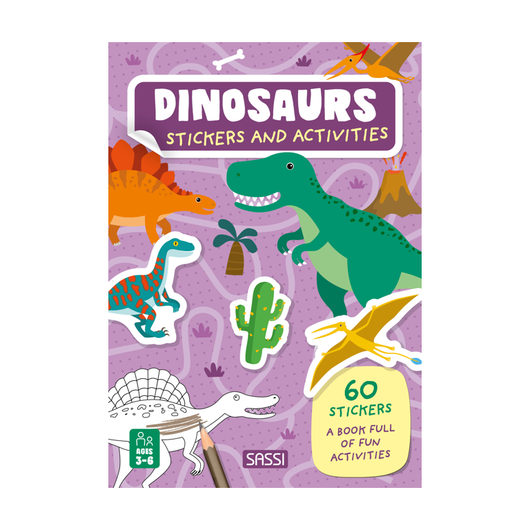 Stickers and Activities. Dinosaurs