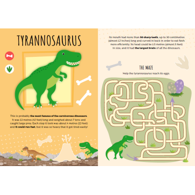 Stickers and Activities. Dinosaurs