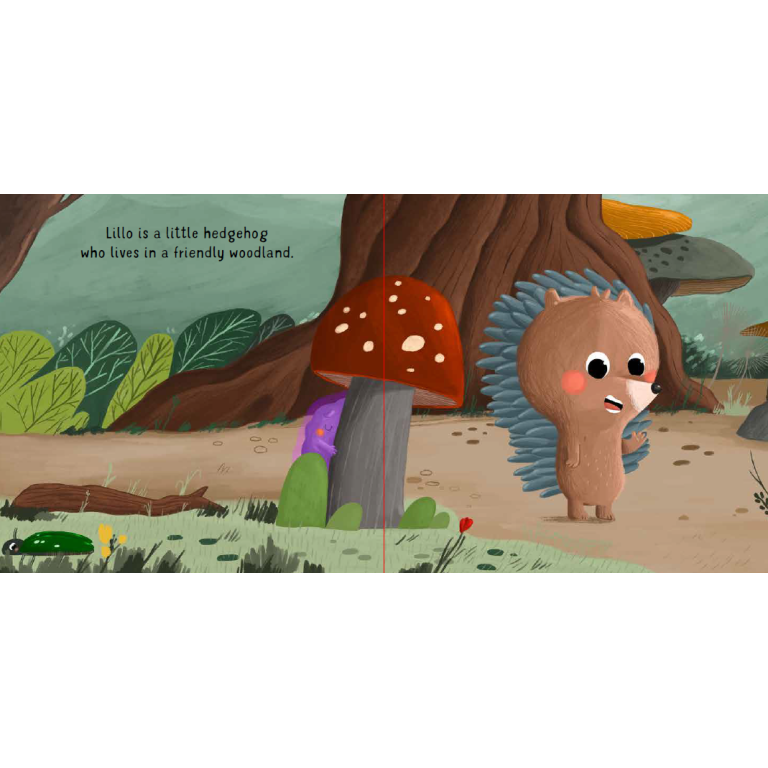 Lillo the Hedgehog Feeling Frightened