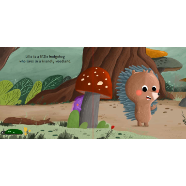 Lillo the Hedgehog Feeling Frightened