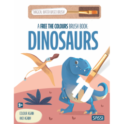 A Free the Colours Brush Book: Dinosaurs
