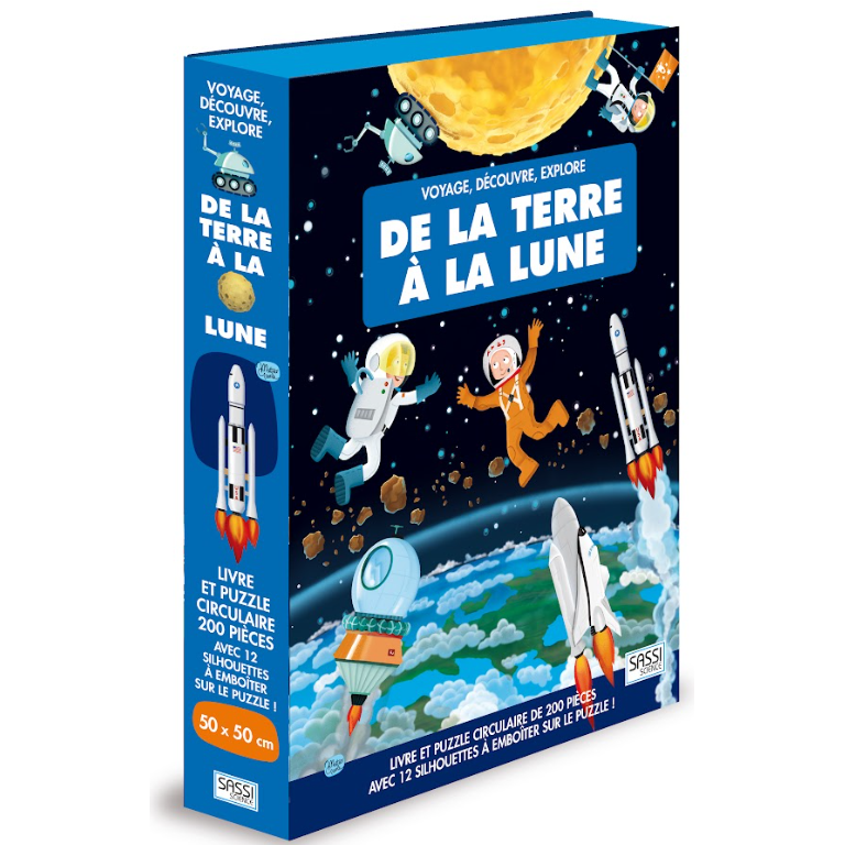 Voyage, découvre, explore. De la terre à la lune