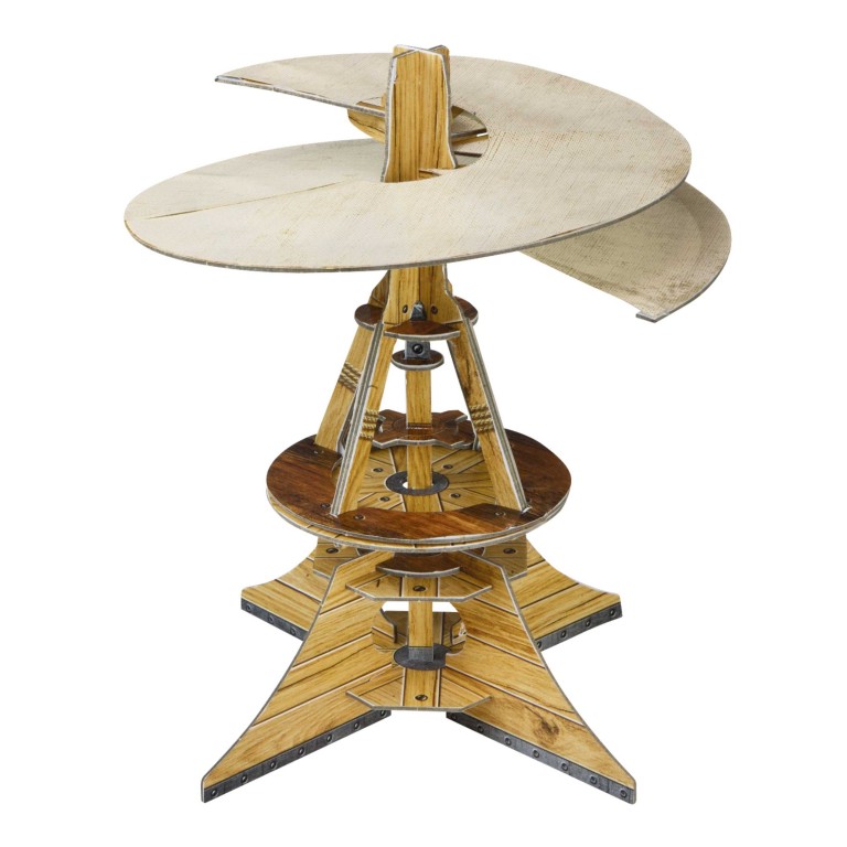 Les inventions de Léonard de Vinci. Les machines volantes