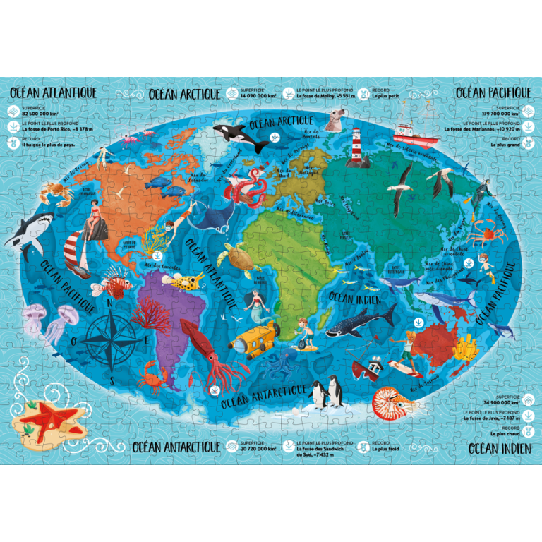 Le coffret du méga atlas de la mer