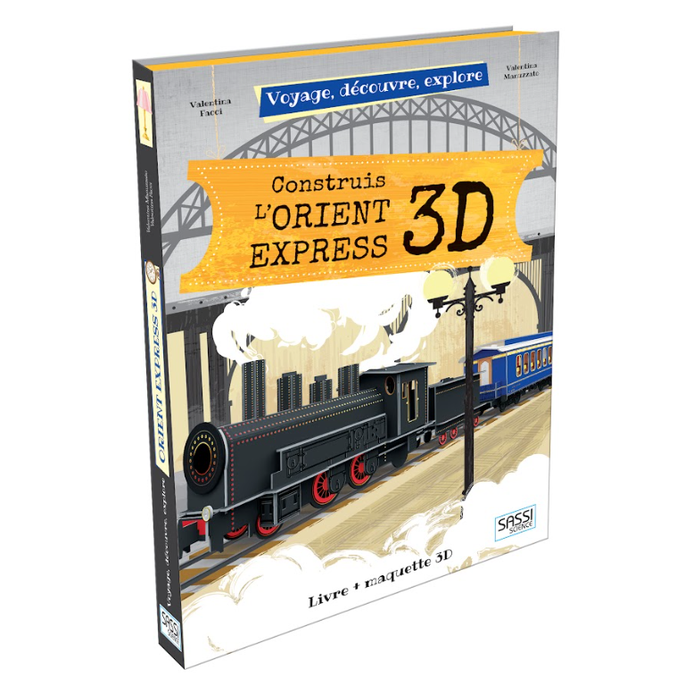 Voyage, découvre, explore. Construis l'Orient Express 3D