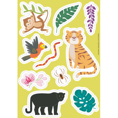 Le super 7 familles. La jungle