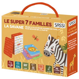 Le super 7 familles. La savane