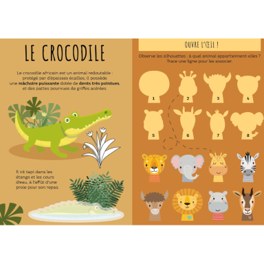 Le super 7 familles. La savane