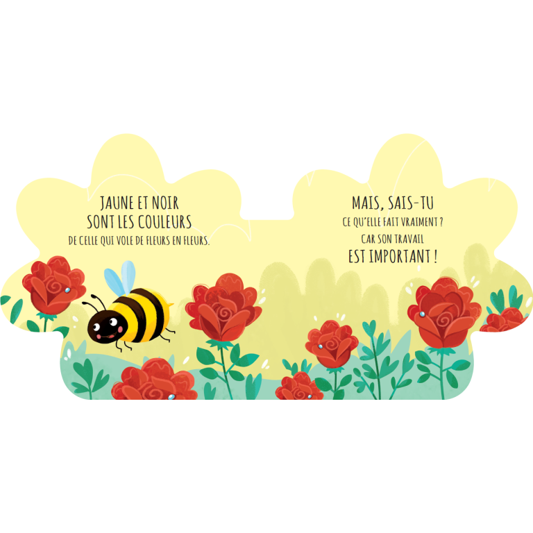 Livres en forme. Mon amie l'abeille